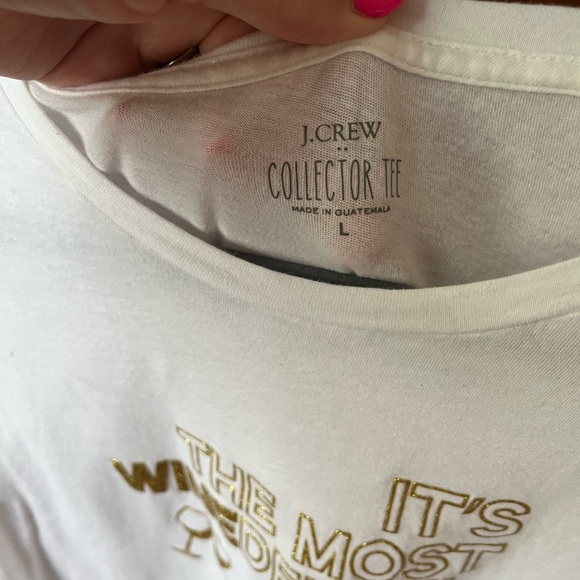 J. Crew Holiday Tee - Picture 3 of 4